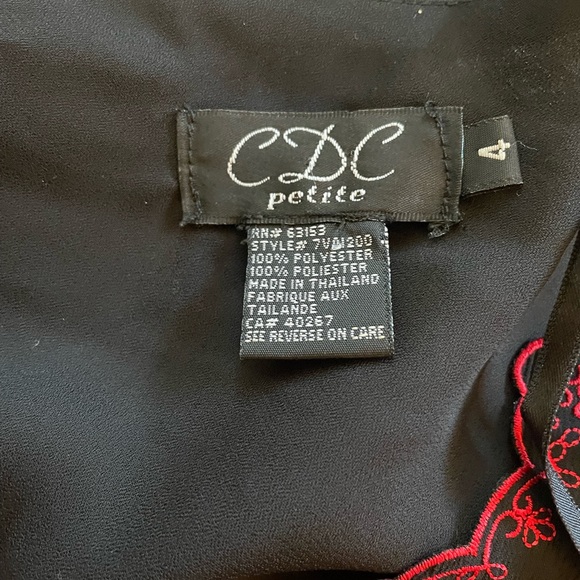 Women’s Black& Red Dress - Picture 3 of 3